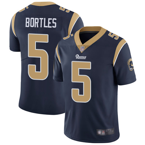 Los Angeles Rams Limited Navy Blue Men Blake Bortles Home Jersey NFL Football #5 Vapor Untouchable->los angeles rams->NFL Jersey